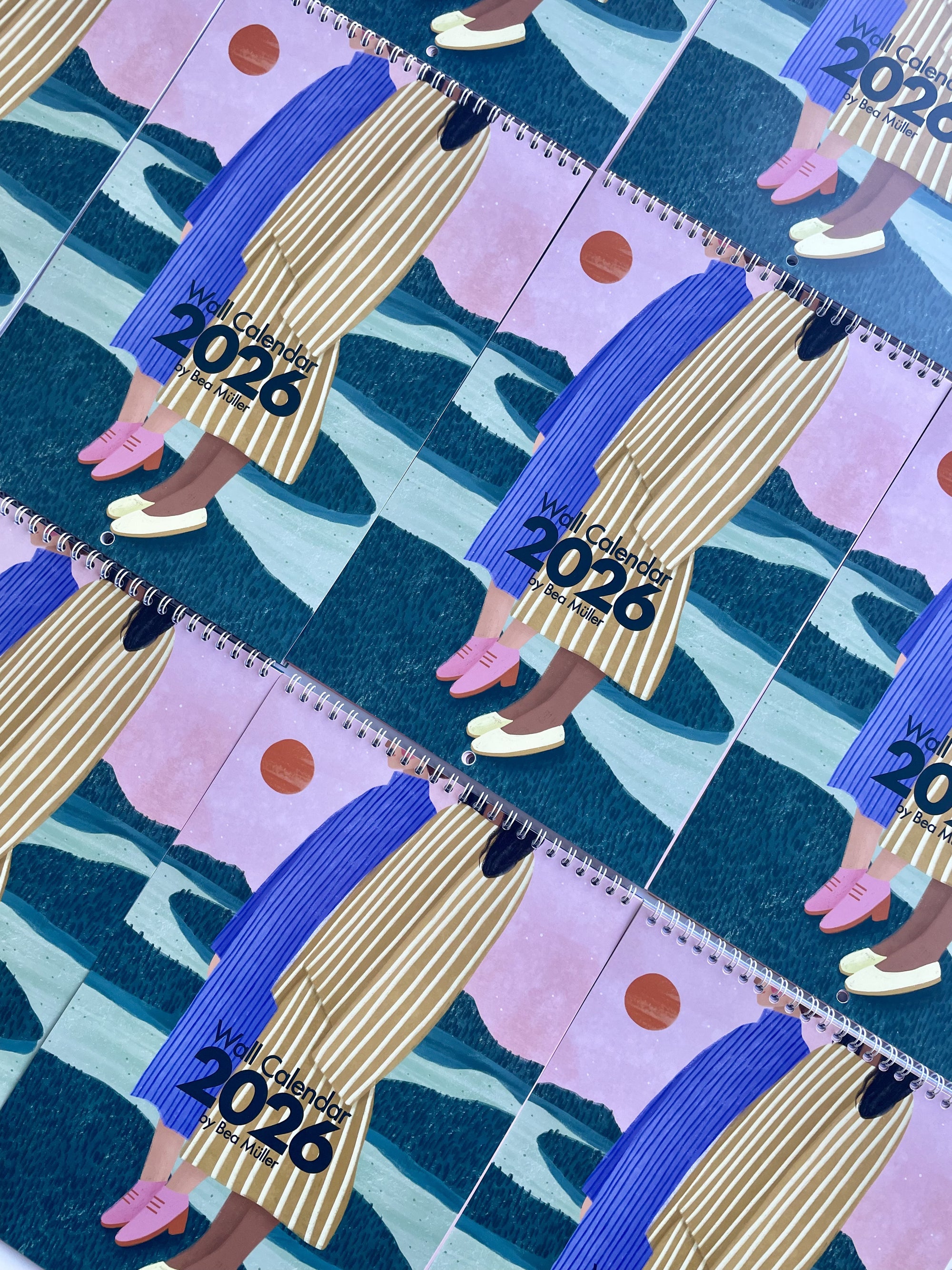 ILLUSTRATED WALL CALENDAR 2026