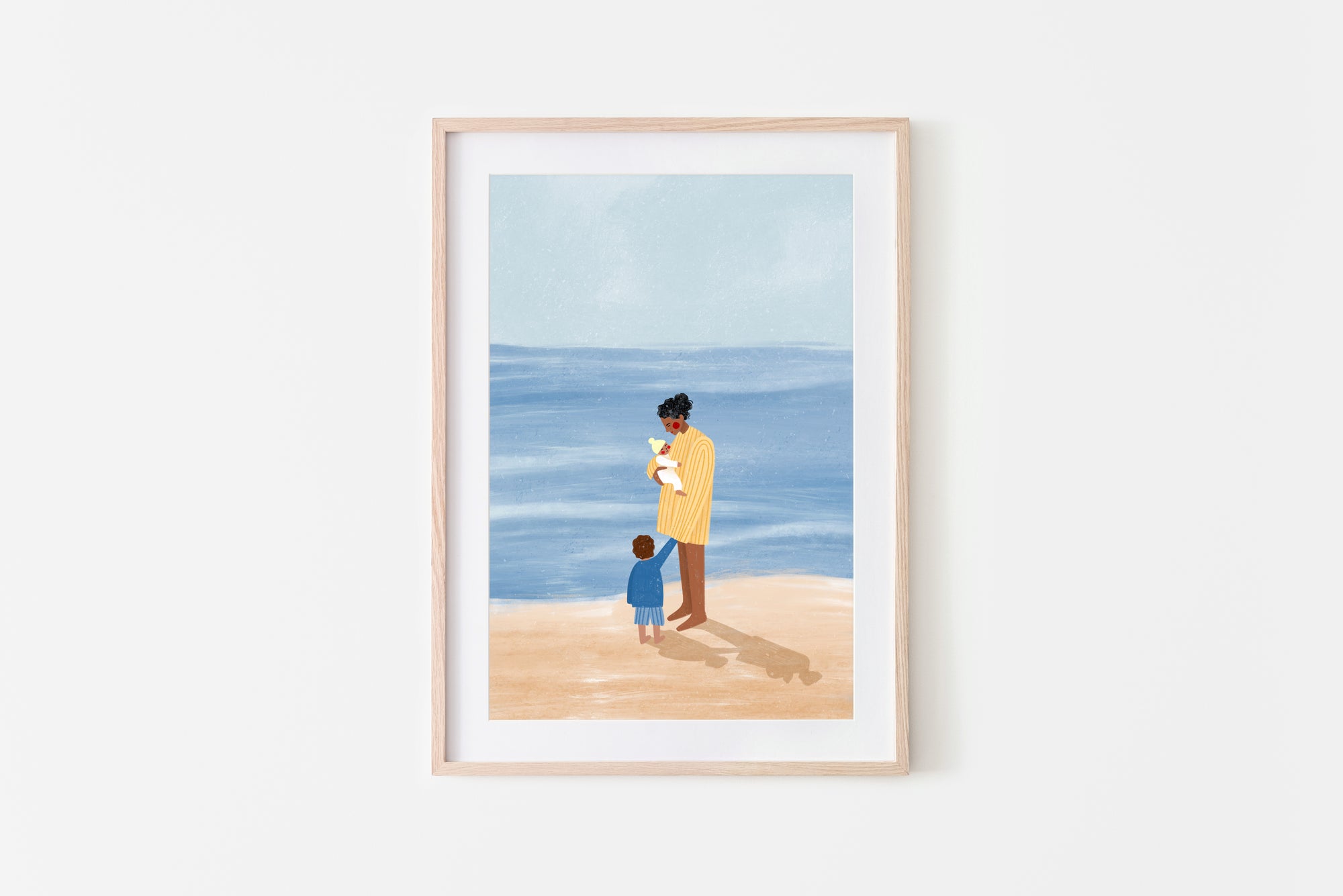 MUM BY THE SEASIDE