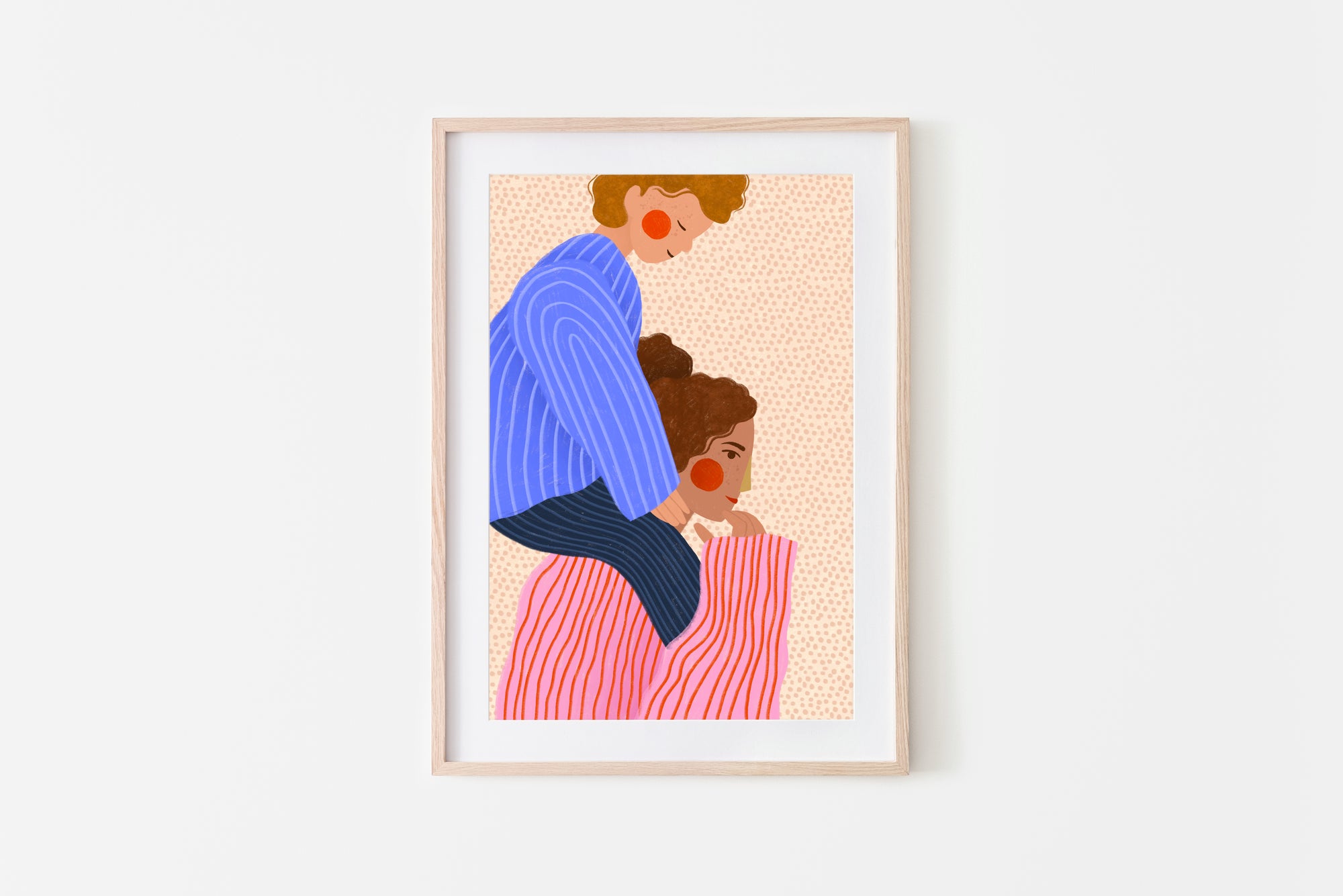 ON MUM'S BACK