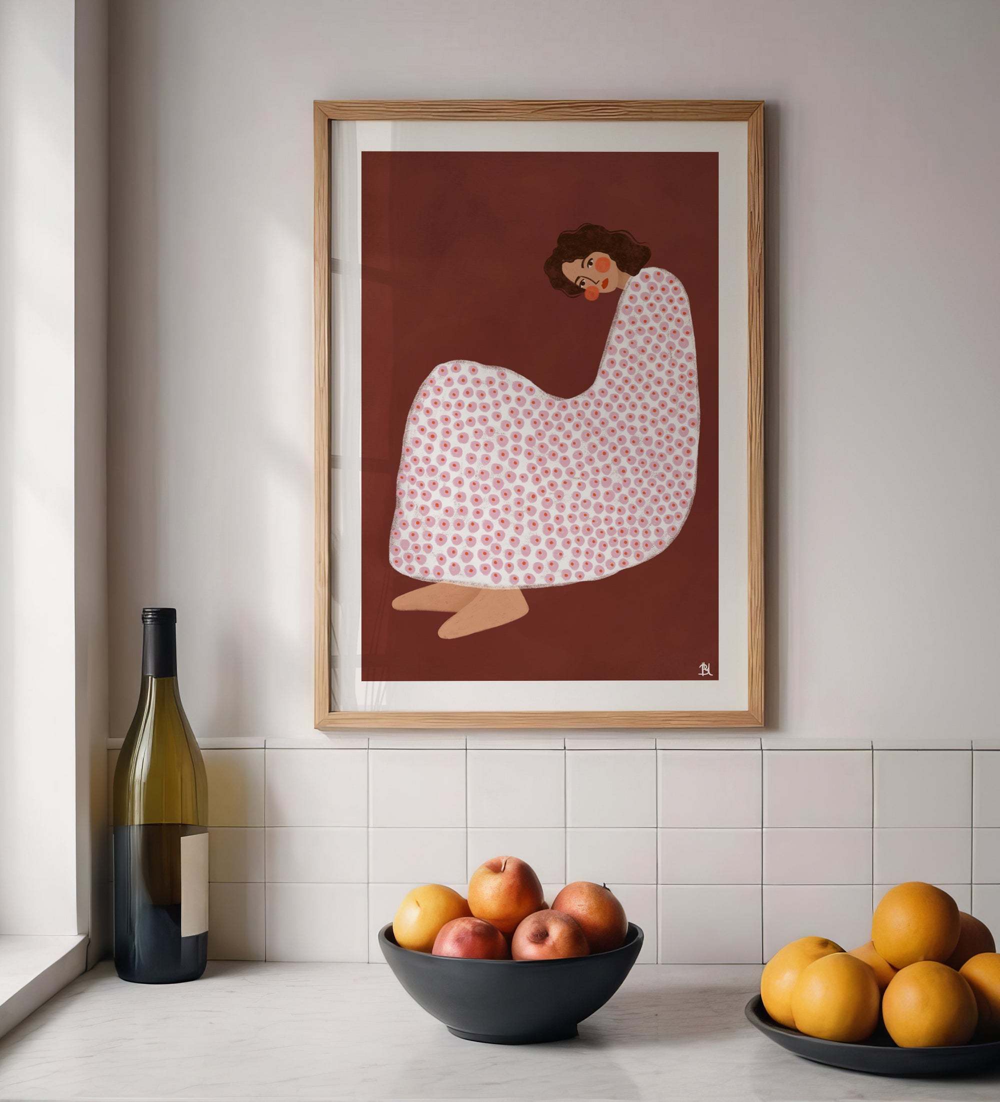 THE WOMEN WITH THE DOTTED DRESS