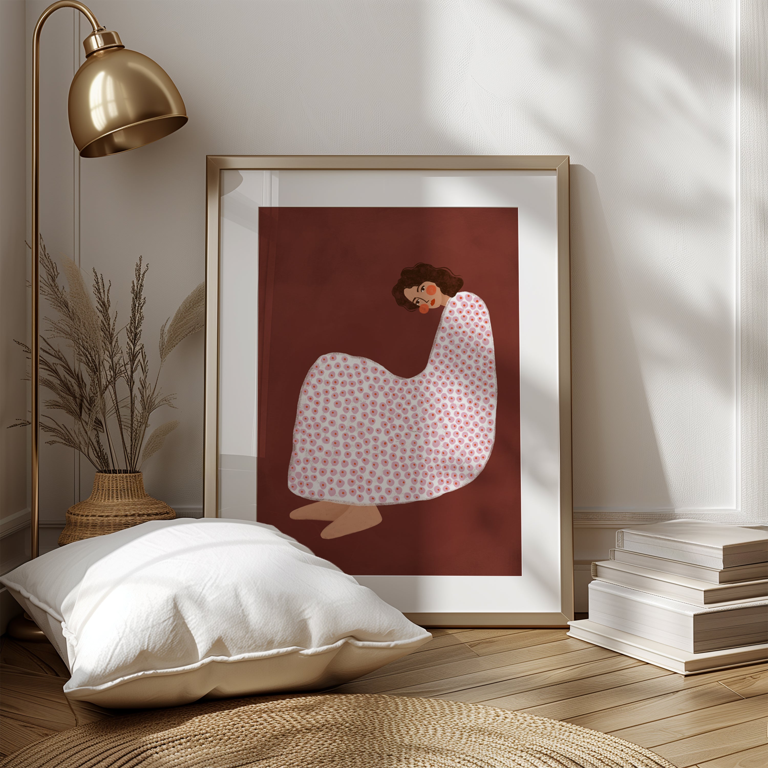 THE WOMEN WITH THE DOTTED DRESS