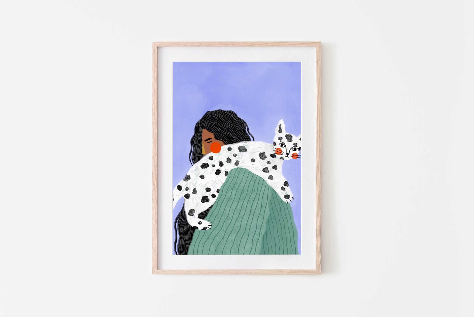 THE WOMAN WITH THE CAT