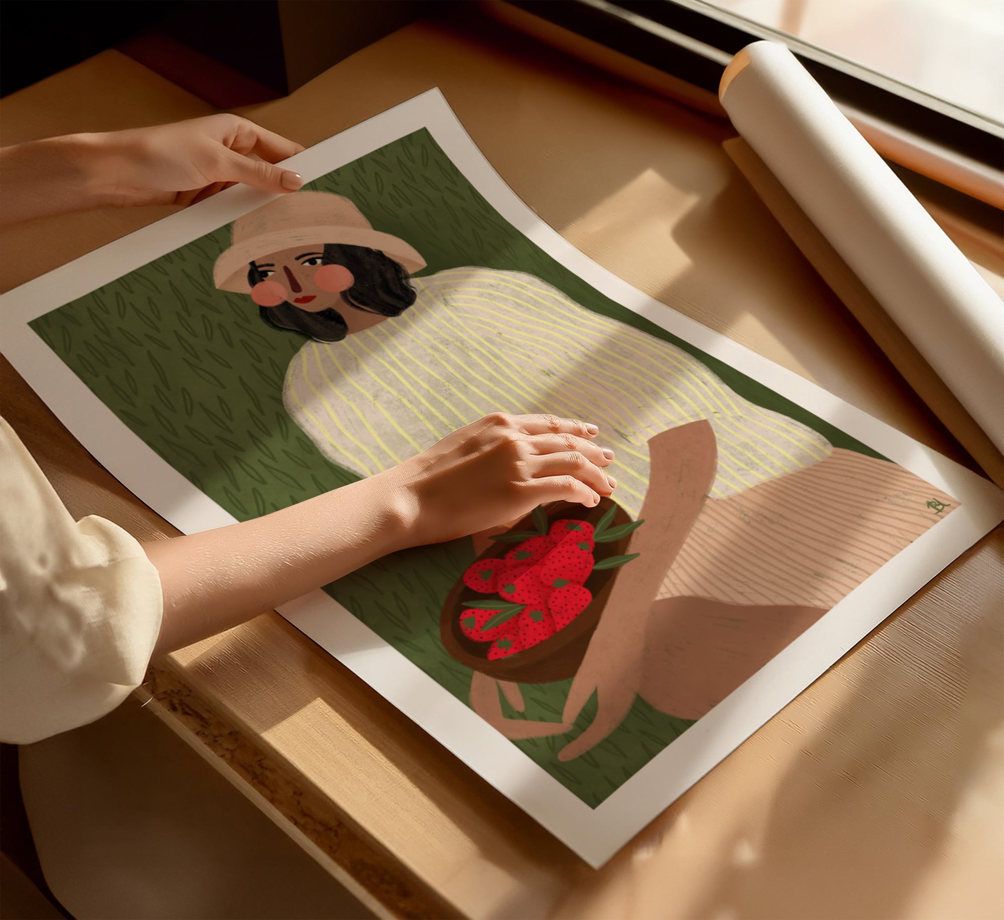 THE WOMAN WITH THE STRAWBERRIES