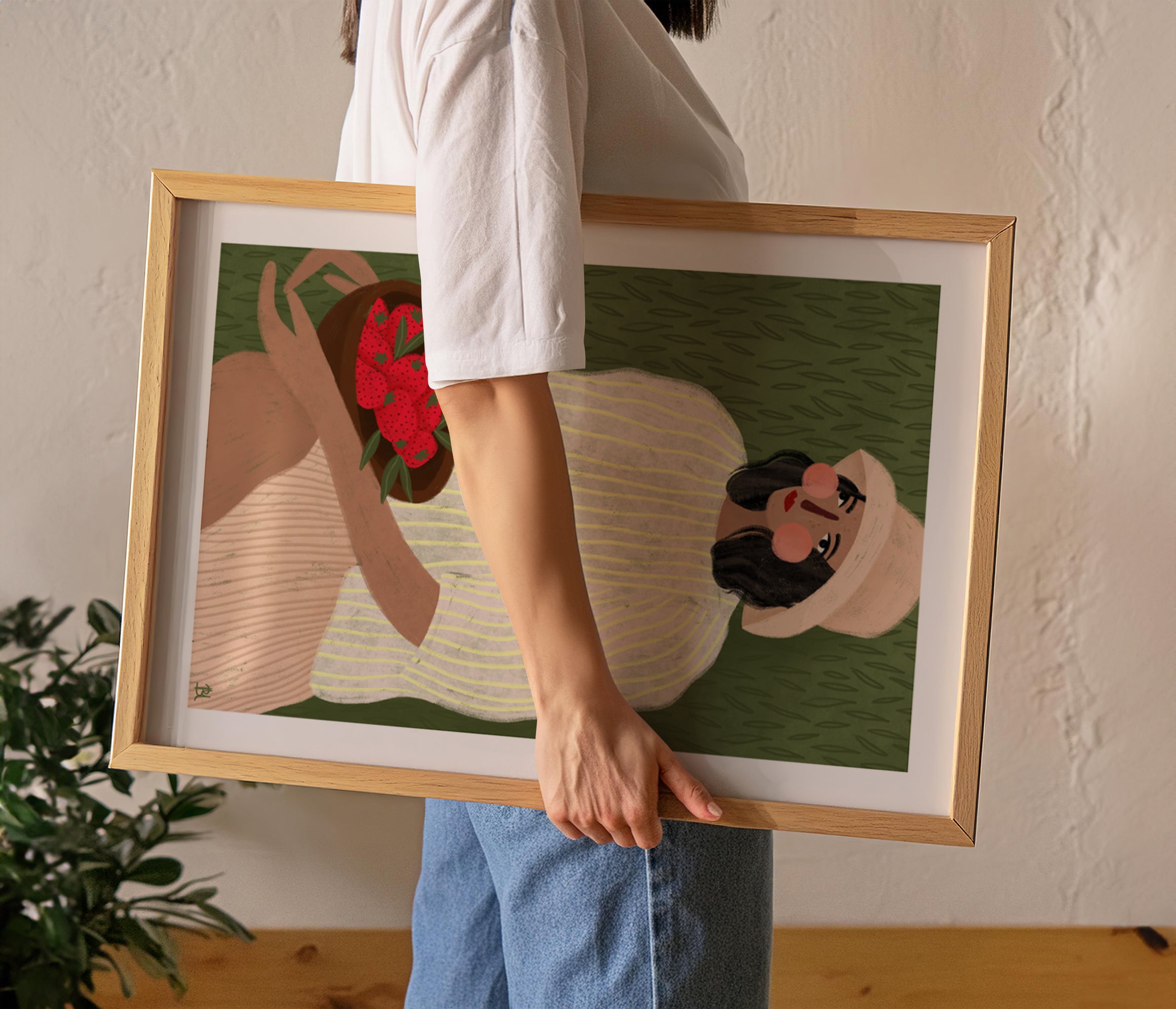 THE WOMAN WITH THE STRAWBERRIES