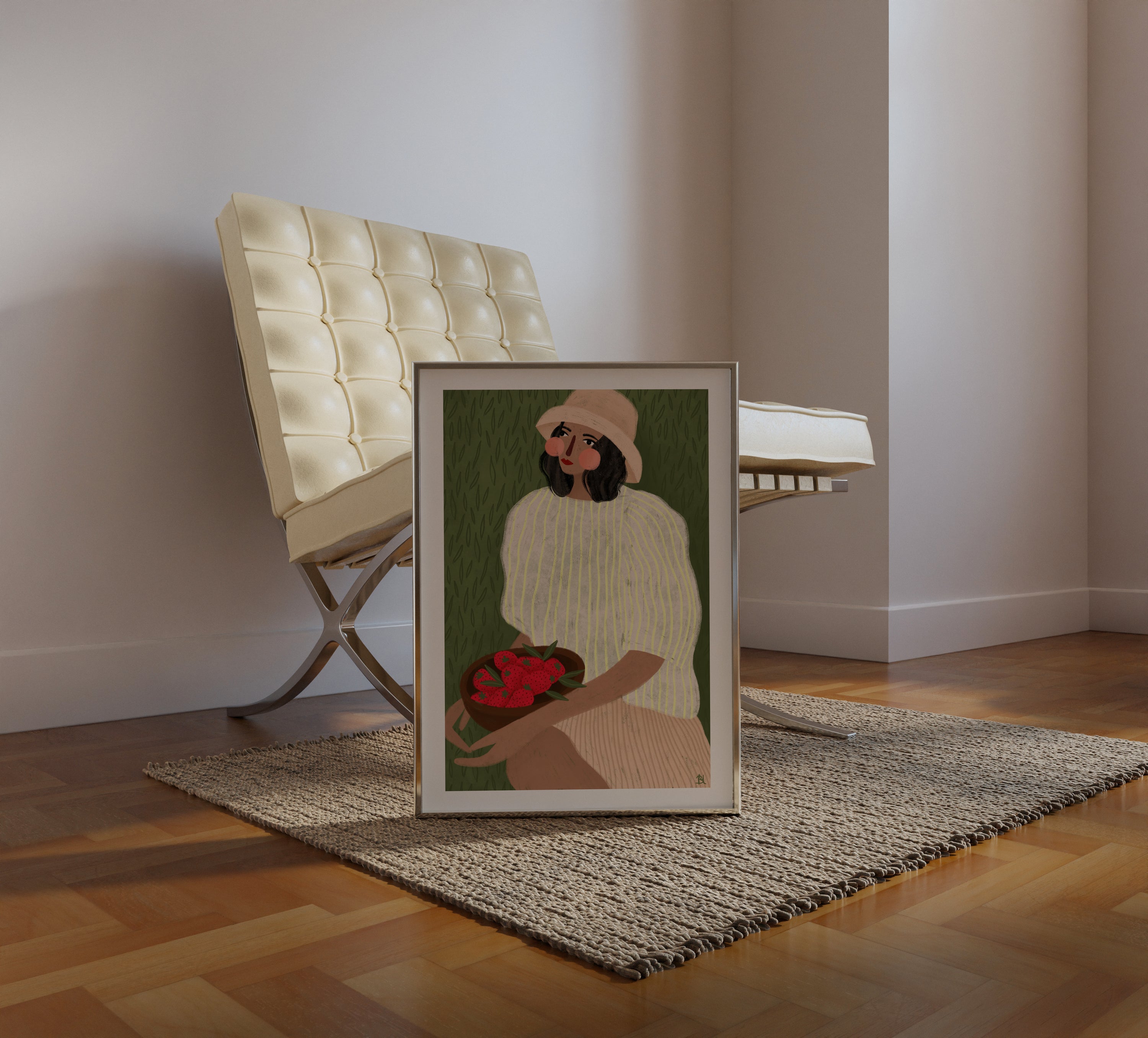 THE WOMAN WITH THE STRAWBERRIES
