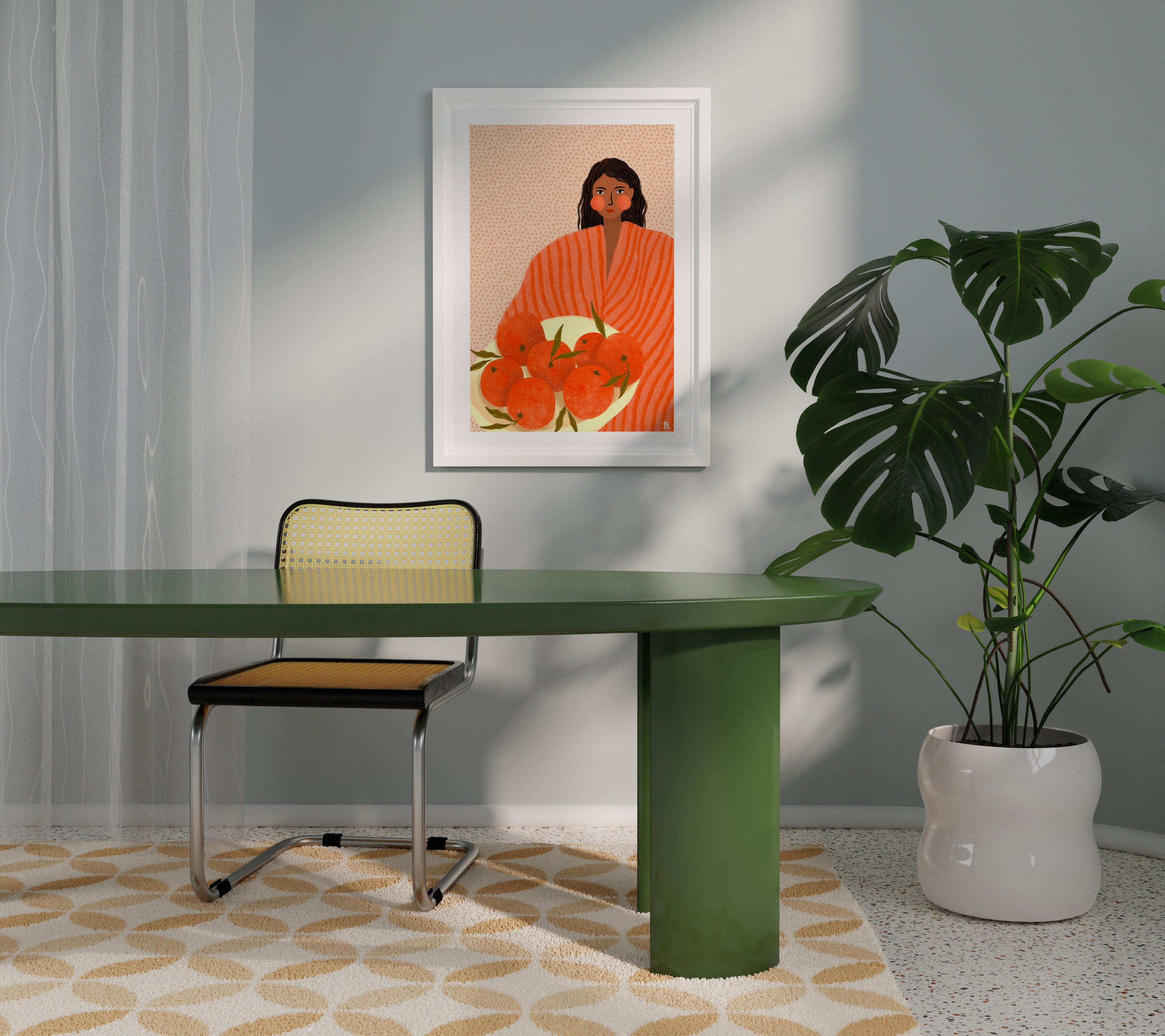 THE WOMAN WITH ORANGES II