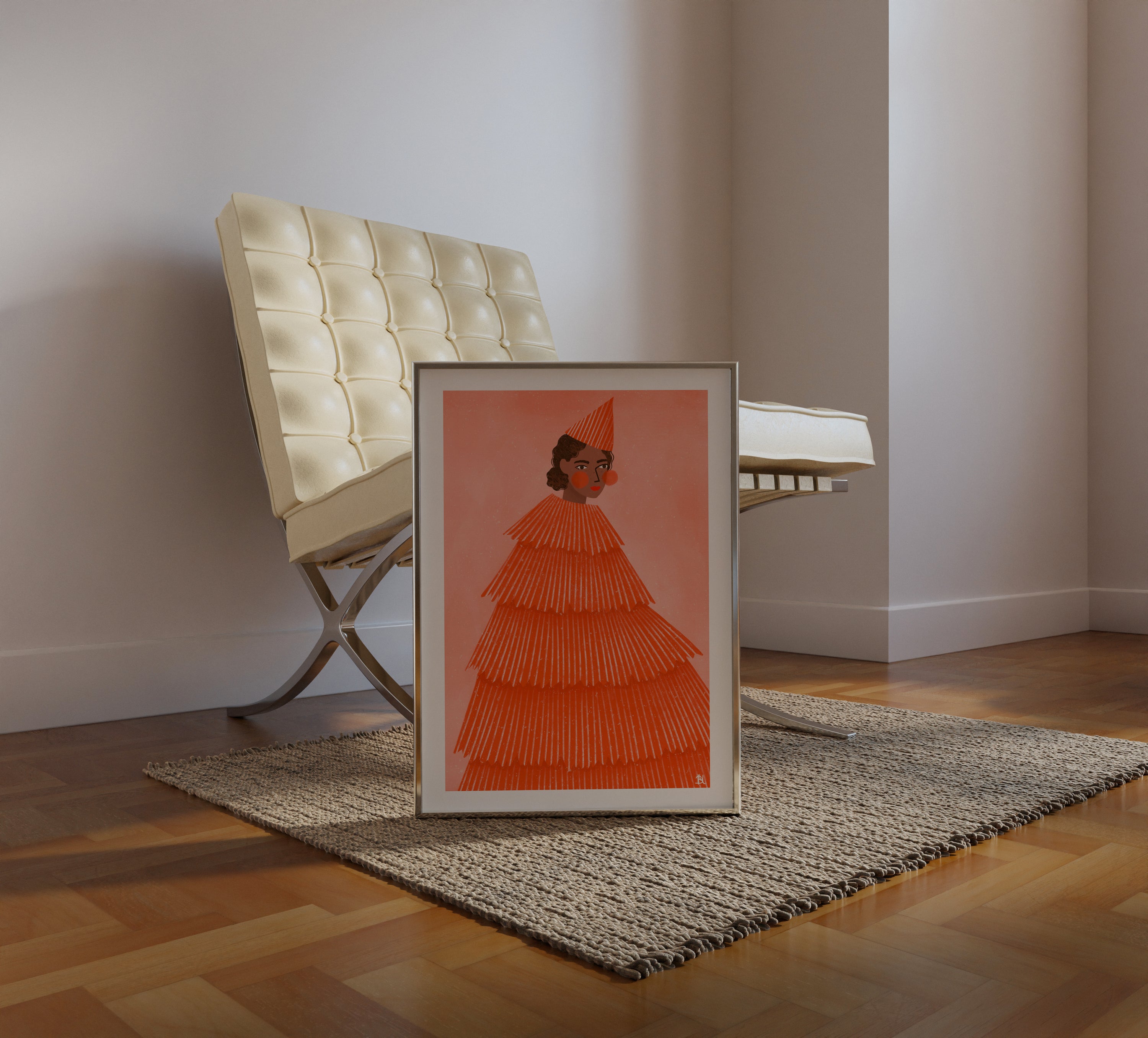 THE WOMAN WITH THE PARTY DRESS