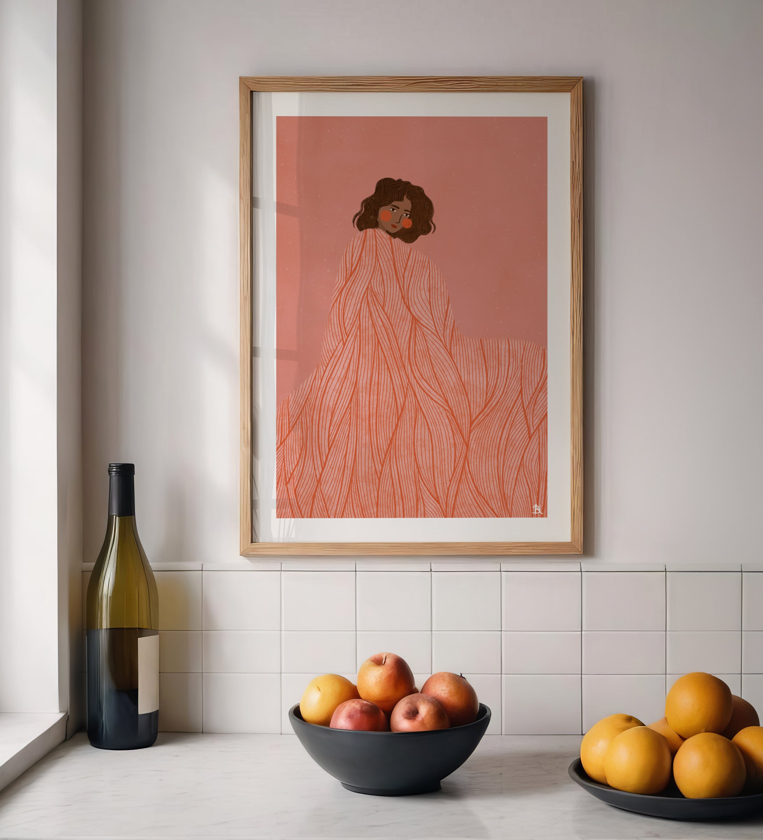 THE WOMAN WITH THE SWIRLS II