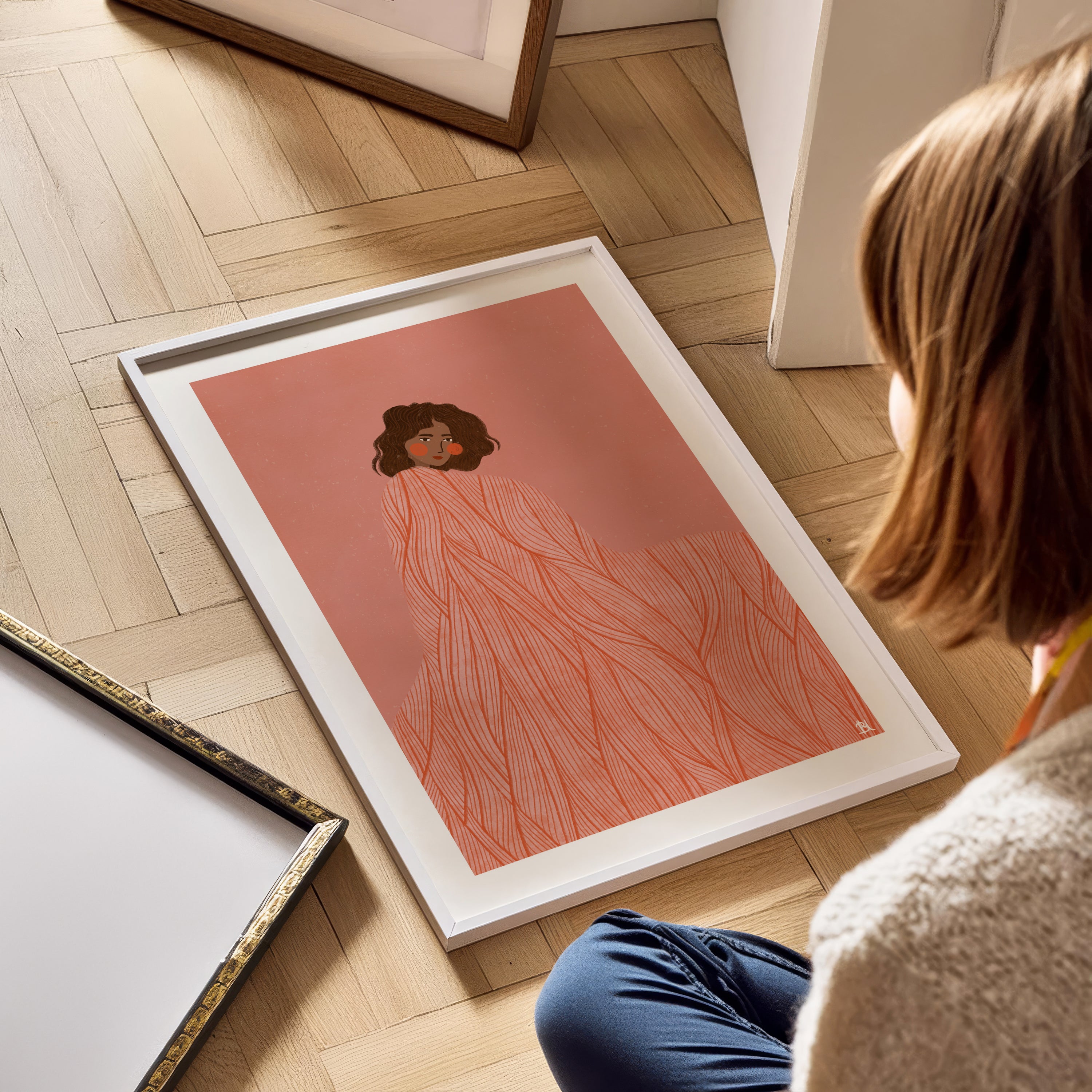 THE WOMAN WITH THE SWIRLS II