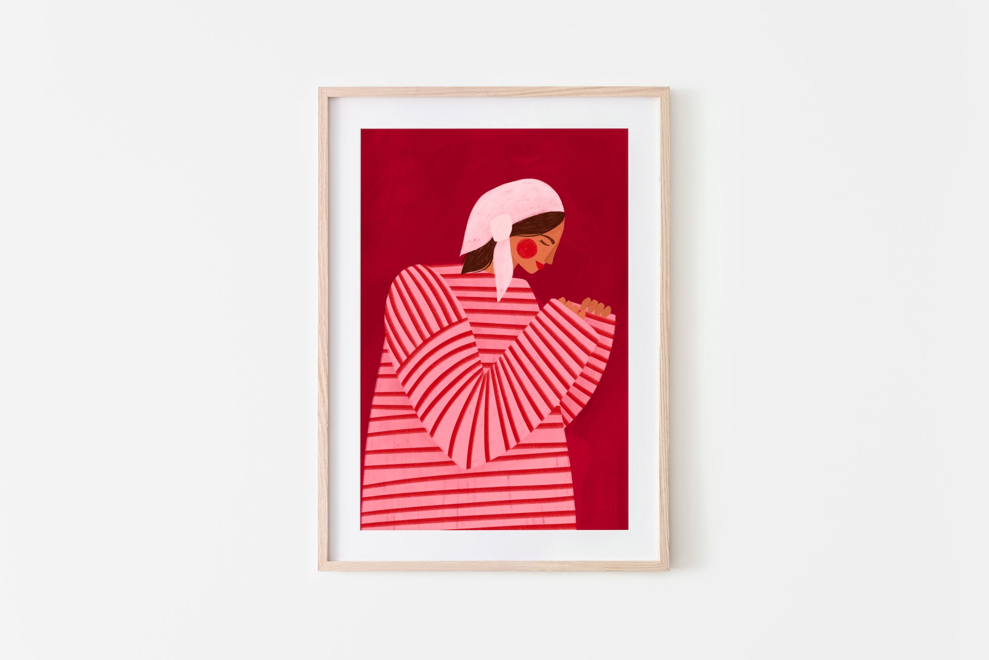 THE WOMAN WITH THE RED STRIPES